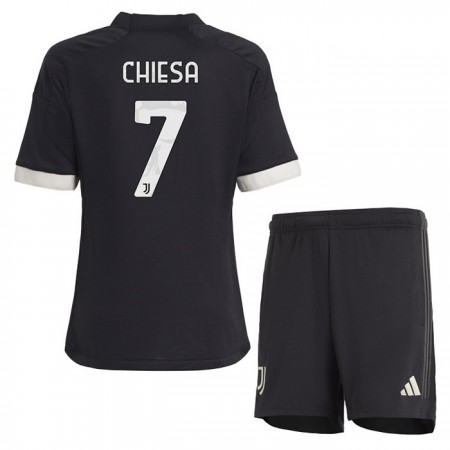 Juventus Chiesa 7 Barn Tredjedrakt 2023-24 Kortermet